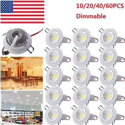 7/9/12W LED Chip COB LED Recessed Ceiling Dimmable Downlight Spotlight LED Light • $40.99