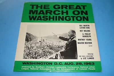 Rev. Martin Luther King -  The Great March On Washington   Record Album - Gordy • $24.95