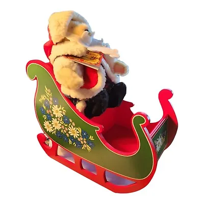 Muffy Vanderbear Santa With Sleigh The North Pole Collection Santas Workshop • $49.95