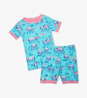 New Hatley Painted Pasture Horse Organic Cotton Pyjama Pajamas PJ 3 4 5 6 7 8 12 • £22.99