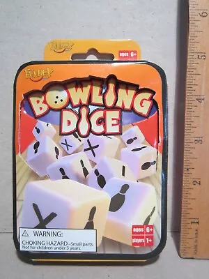 Bowling Dice Vintage 2004 Fundex Games NEW Unopened Tin Age 6+ For 1+ Players • $20