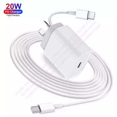 For Samsung Galaxy A13 A33 A53 A73 5G 20W PD Fast Wall Charger Dual Type C Cable • $15.94