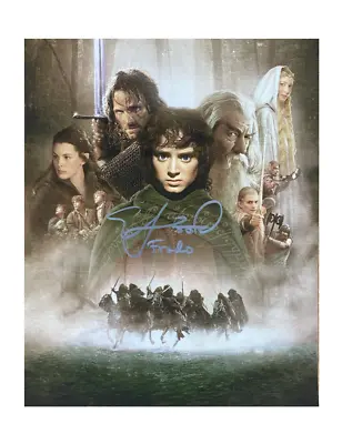 8x10 Lord Of The Rings Print Signed By Elijah Wood 100% Authentic + COA • £105