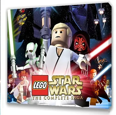 £7.49 • Buy Star Wars Saga Lego  Canvas 10 X10   Framed Picture