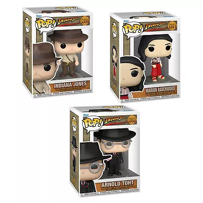 3 Set Indiana Jones Raiders Of The Lost Ark - Arnold Marion Pop! Vinyl Figure • $70.95