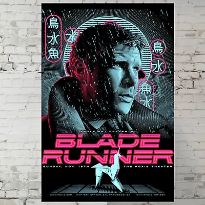 Blade Runner Movie Poster Harrison Ford Poster 11x17  Wall Art Trendy Poster • $14.90
