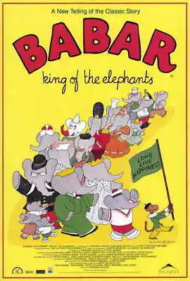 397600 BABAR KING OF THE ELEPHANTS Movie Wayne Robson WALL PRINT POSTER US • $74.95