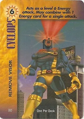 Marvel OVERPOWER Cyclops Remove Visor - Powersurge - OPD • $21.16
