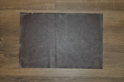 $8.99 • Buy NEW! Soft, Thin Brown Craft Leather Piece 12  By 18  1.5 Square Feet