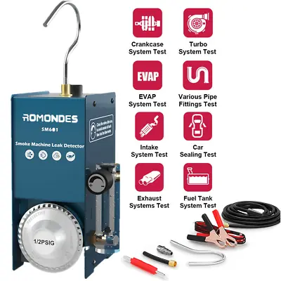 $77 • Buy EVAP Smoke Vacuum Leak Tester Machine Fuel Pipe Detector Diagnostic Tool