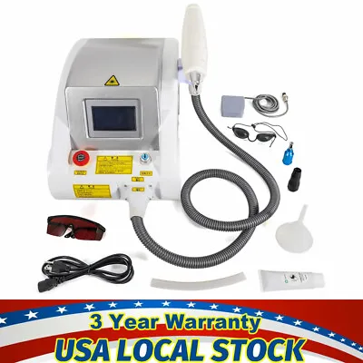 Q Switch ND YAG Laser Machine For Tattoo Removal Skin Whitening And Rejuvenation • $541