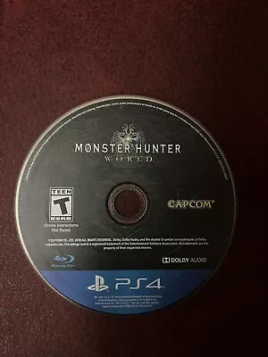 Monster Hunter World - (PS4 2018) • $7
