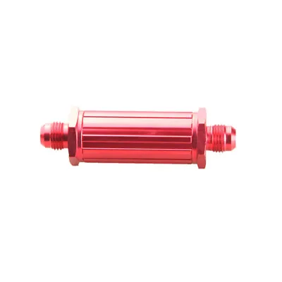 6AN AN-6 To AN6 Aluminum Magnetic Fuel Filter Fitting Adapter Red 30 Micron • $8.91