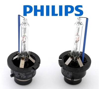 $65 • Buy 2 X PCS NEW Xenon PHILIPS D2S 6000K Bulbs 85122WX Pure WHITE BLUE AUDI BMW VW