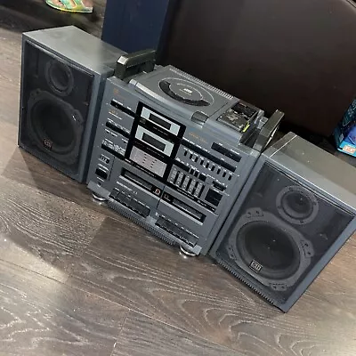 Vintage Seiko Instruments MDL-1000 Dual Tape/CD Boombox￼ With Remote • $200