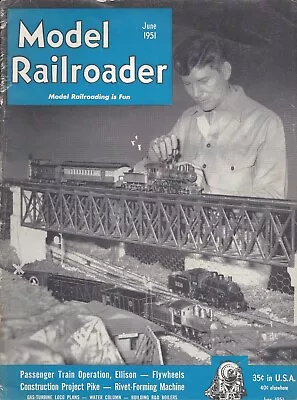 Model Railroader - June 1951 • $5.99