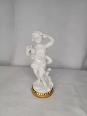 V.A. Portugal Mark Art Porcelain Cherub Figurines - Vista Alegre 2 Statues • $60