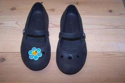£9.74 • Buy Crocs Mary Jane Clogs Slingback Low Top Slip On Black Toddler C12