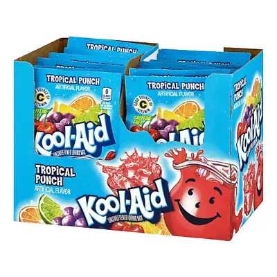 £1.10 • Buy Kool-Aid Unsweetened Caffeine Free Tropical Punch Drink Mix 0.16 Oz Packet X2
