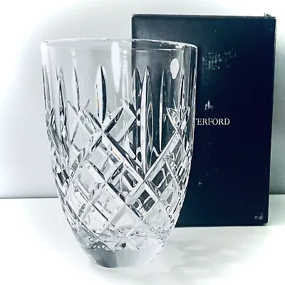 Waterford Crystal Araglin Diamond Cut 8  Vase 1052645 Brand New In Box Rare! • $105.51