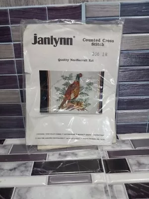 1989 Janlynn 'Golden Eagle' Counted Cross Stitch Kit #106-18 New • $16.40