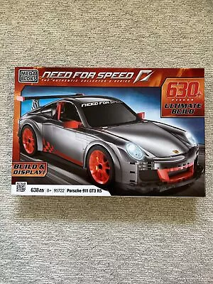 Mega Bloks Need For Speed Porsche 911 GT3 RS 95722 Collector's 638 Pcs New! RARE • $105