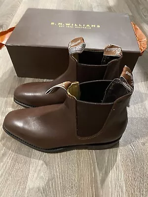 RM WILLIAMS CRAFTSMAN BOOTS - Men's Size AU/UK 5.5 Dark Tan - Brand New With Box • $580