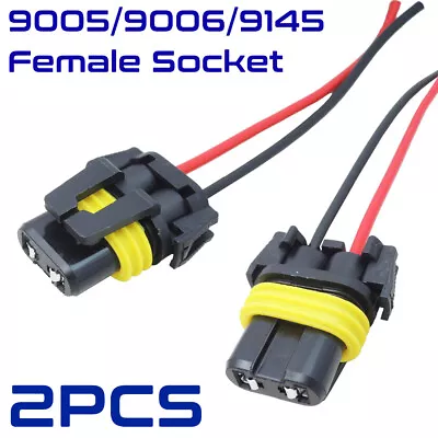 2pcs H10 9140 9145 9005 9006 Fog Light DRL Connector Socket Cable Wiring Harness • $8.99