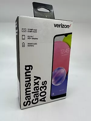 New & Sealed -  Verizon Prepaid Samsung Galaxy A03s  32GB - Black - Free Ship • $69.95