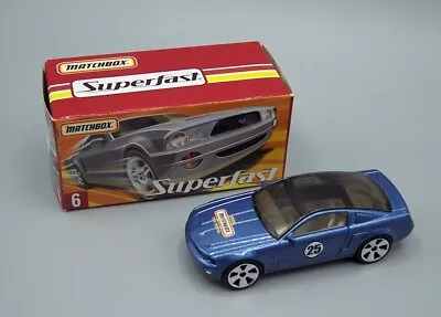 “matchbox  **hershey 2006** Mustang Gt Concept **blue** Promo Mint Boxed • $19.95