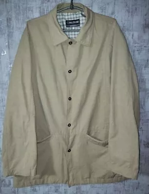 Pal Zileri Vintage Sport Trench Coat Light Brown  Size 52 Italian  42 UK/AUS • $33.50