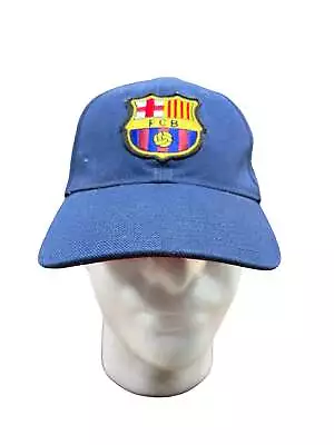 Vintage 00's Nike Barcelona Soccer Logo Strapback Hat • $25