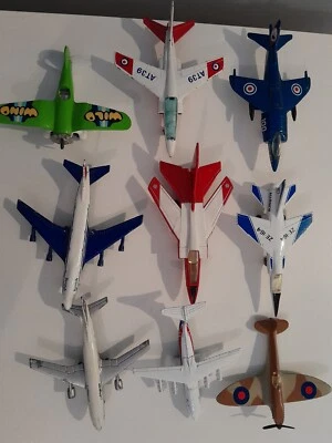 £22 • Buy Matchbox Skybusters Diecast Planes X 9 Aircraft (Inc Harrier,Spitfire & Tornado)