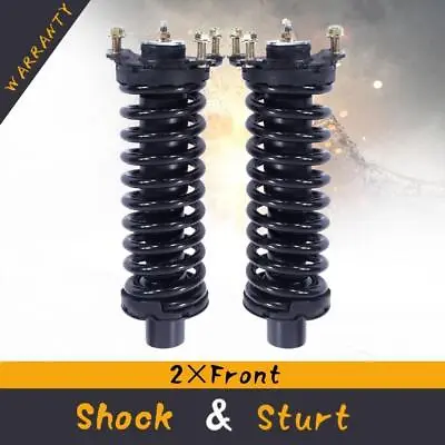 Pair(2) Front Complete Shock Strut Coil Spring W/Mount For 2002-12 Jeep Liberty • $100.99