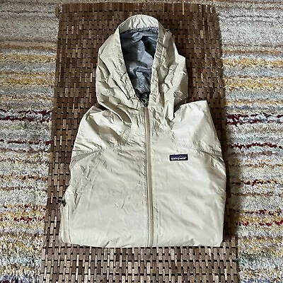 Patagonia Torrentshell Waterproof Rain Shell Jacket Coat Khaki Men’s Large L • $84.95