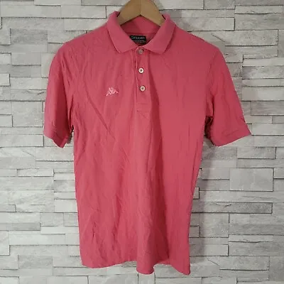 Mens KAPPA Polo Shirt Pink Medium Casual  • £11.30