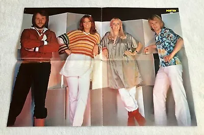ABBA POSTER 1977 Swedish Poster Magazine 1970s Vintage Rare • £23.75