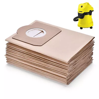 6X Vacuum Dust Paper Filter Bags For Karcher 6.959-535.0 WD3.300M Plus WD3.330M • $18.99