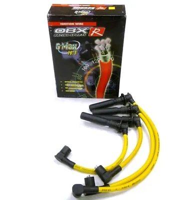 OBX Yellow Spark Plug Wires For 90 To 97 Mazda Miata 1.6L/1.8L  • $23.40