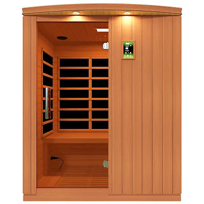 Dynamic Saunas Madrid Elite 3 Person Ultra Low EMF Infrared Therapy Home Sauna • $2899.99