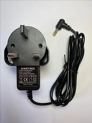 6V AC-DC Switching Adaptor Power Supply Charger For Logik L2DAB12 FM/DAB Radio • £11.99