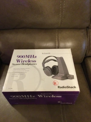 $14.99 • Buy RADIO SHACK 900MHz RECHARGEABLE STEREO HEADPHONES