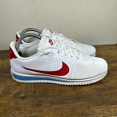 Nike Cortez Ultra Moire White Red Shoes Sneakers Men's Size 9 • $169.99