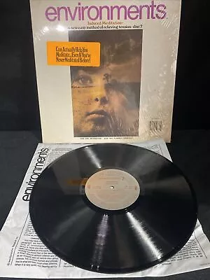ENVIRONMENTS Disc 7 - Induced Meditation (Syntonic) - 12  Vinyl Record LP VG EX • $14.99