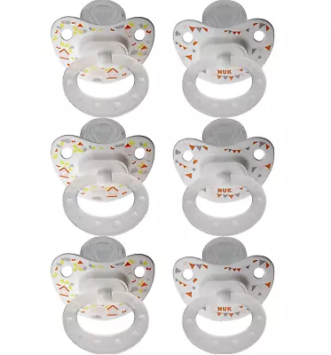 NUK Orthodontic Puller Pacifier Value Pack Trendline Neutral Design (18+ Months) • $11.99