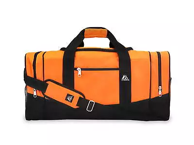 Everest Unisex Sporty Gear Duffel Bag Orange • $20.64