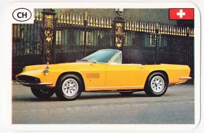 Vintage 1970's Monteverdi High Speed C Convertible Sports Car Playing Card • $6.99