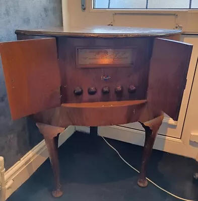 £130 • Buy  Rare Vintage A G Marconi Radio Gramophone,Model C10A 1930s Film Prop Furniture