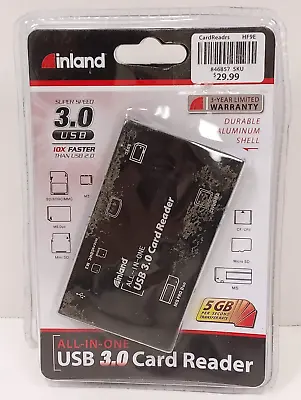 Inland All-in-One Super Speed USB 3.0 Card Reader • $9.99