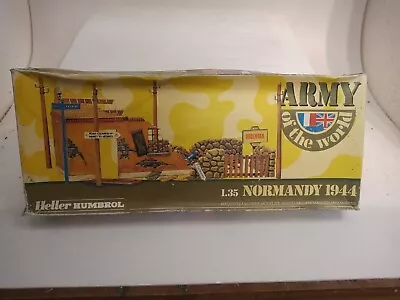 Vintage Heller Humbrol Normandy 1944  Diorama  1:35 Scale Model Kit Unused  • £10.50